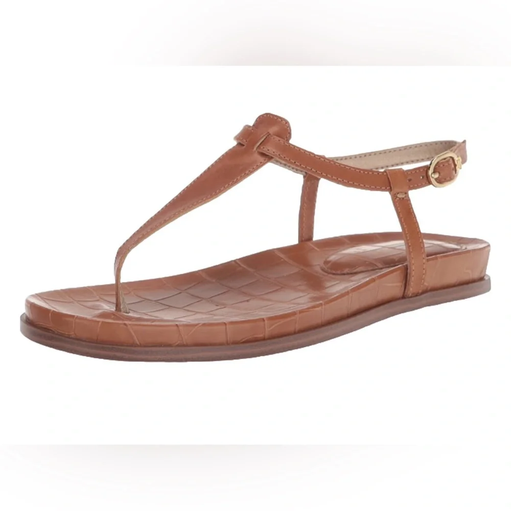 Sam Edelman Naomi Tan T-Strap Sandals - Picture 5 of 11